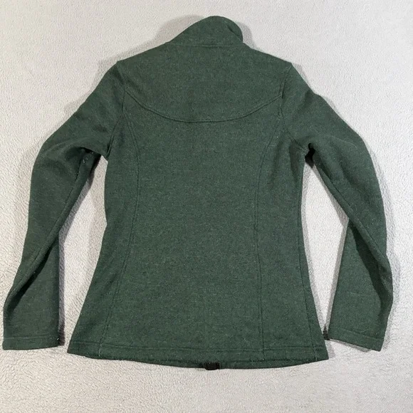 The North Face Maggy Fleece Jacket Women S Olive Green Full Zip Gorpcore Minimal - Picture 3 of 6